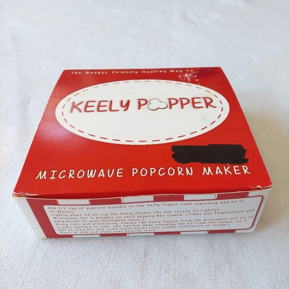KEELY POPPER microwave popcorn maker NIB - Picture 7 of 12
